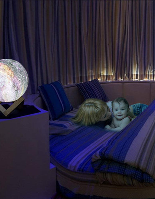 Load image into Gallery viewer, T20 3D Printing Moon Lamp Galaxy Moon Light Kids Night Light 16 Color Change Touch and Remote Control Galaxy Light as Gifts
