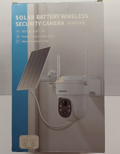 Load image into Gallery viewer, Solar Security Cameras Wireless Outdoor- 2 Pack
