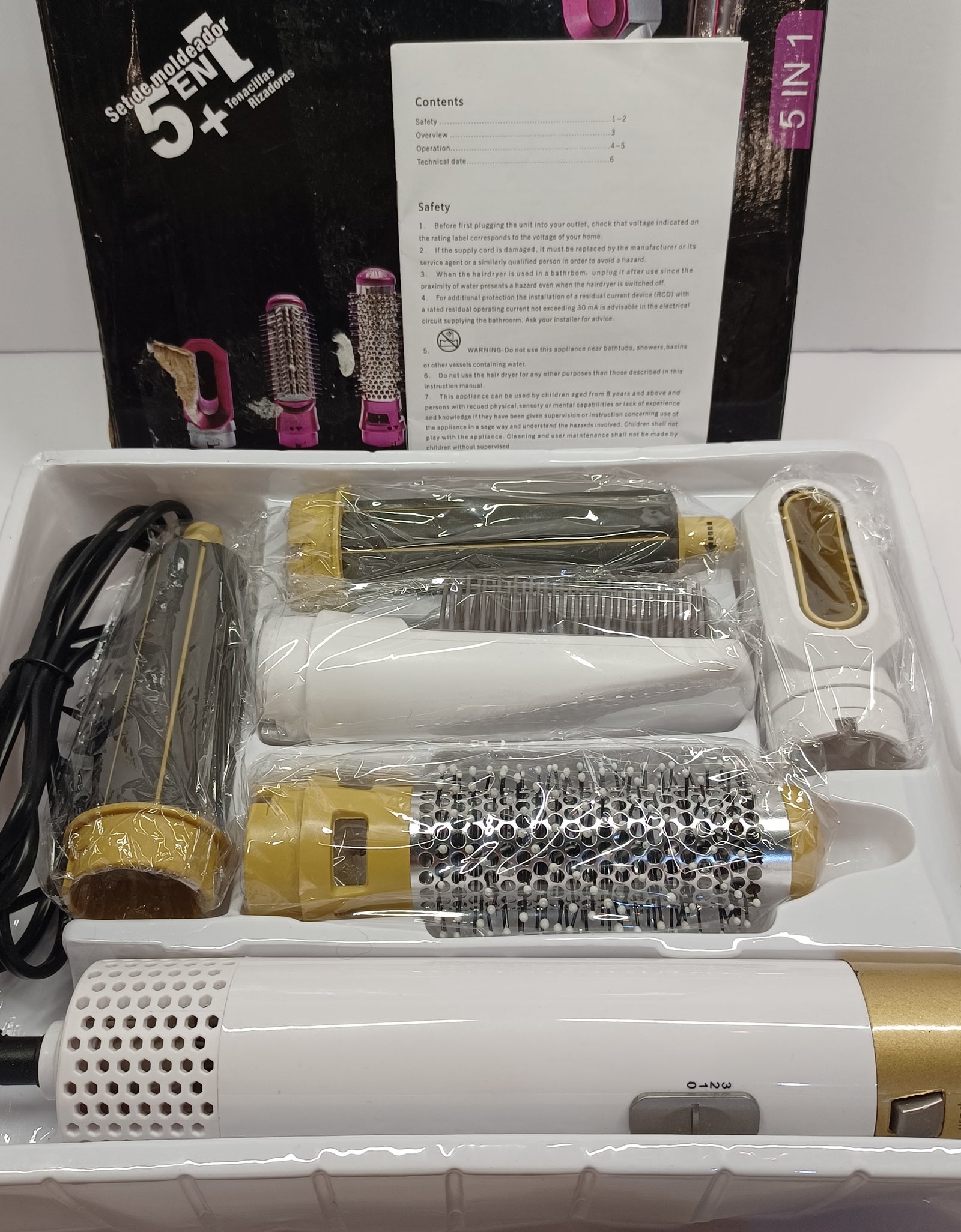 5-in-1 Volumizing Hair Styler