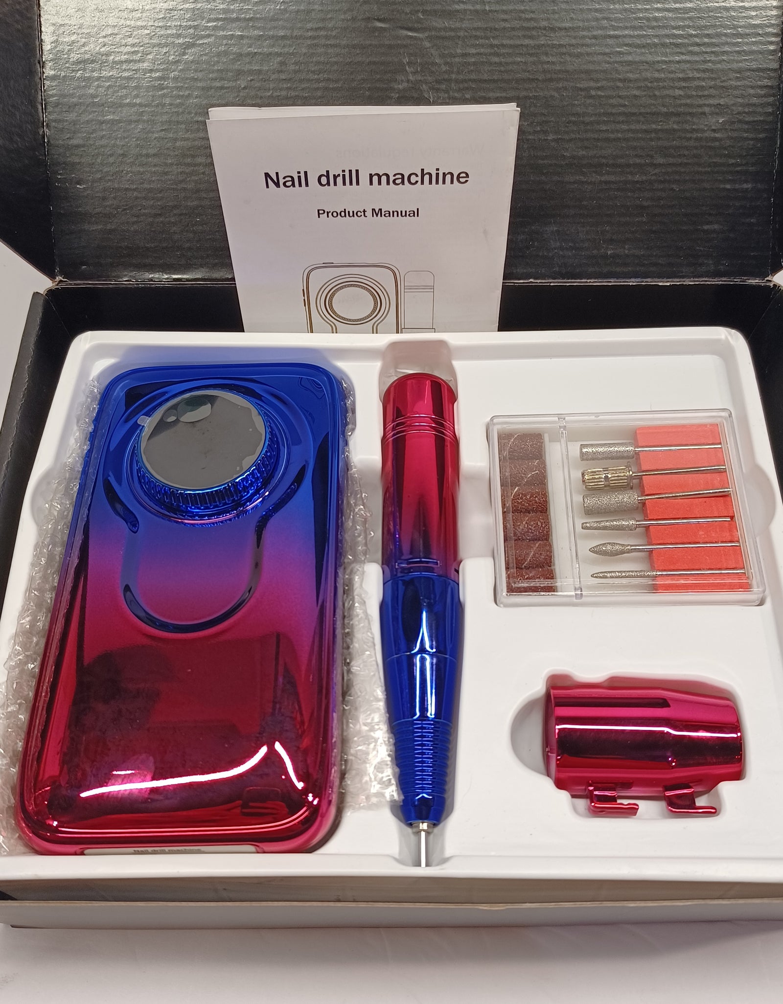 Electric Nail Drill Machine & Power Bank