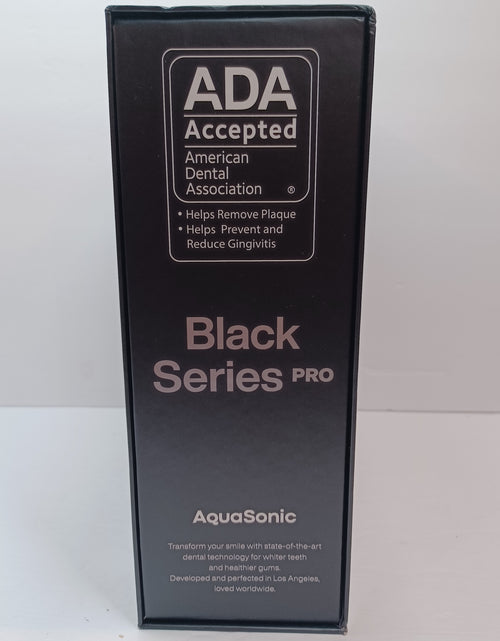 Load image into Gallery viewer, Aquasonic Black Series PRO – Ultra Whitening Toothbrush w UV Sanitizing Base
