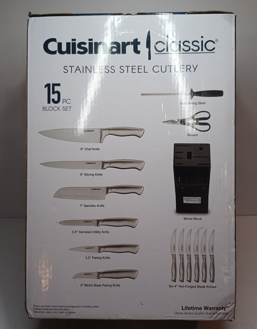 Load image into Gallery viewer, CUISINART Block Knife Set, 15pc
