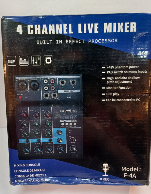 Load image into Gallery viewer, 4 Channel Live Mixer
