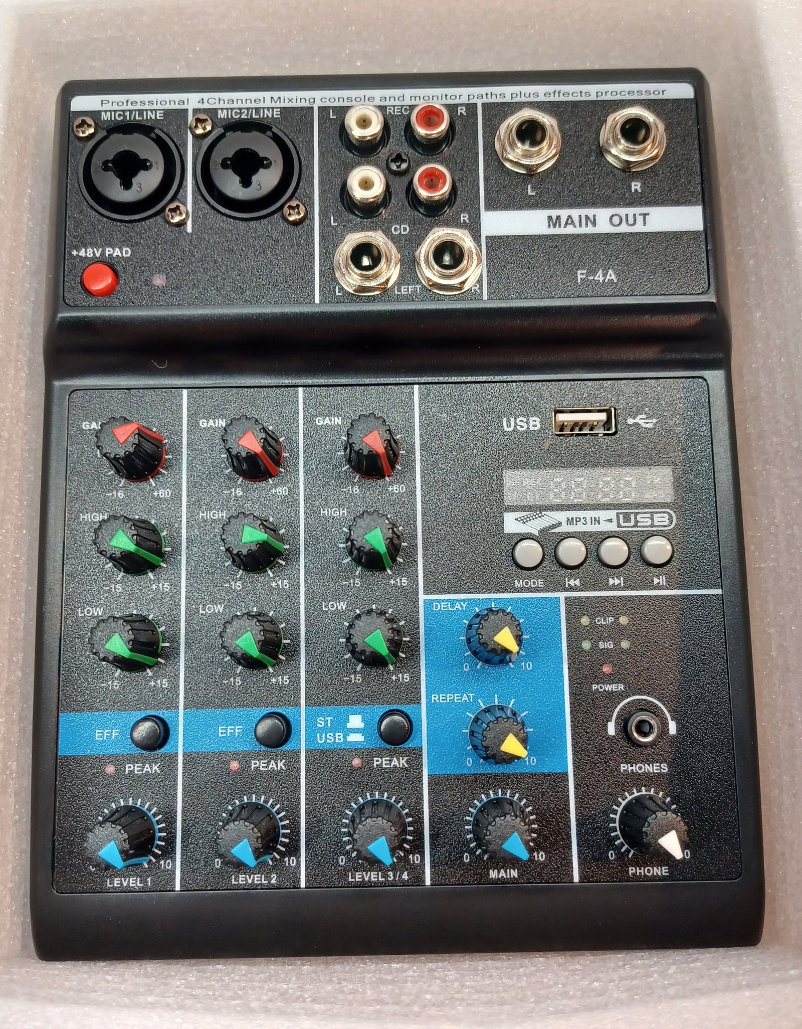 4 Channel Live Mixer