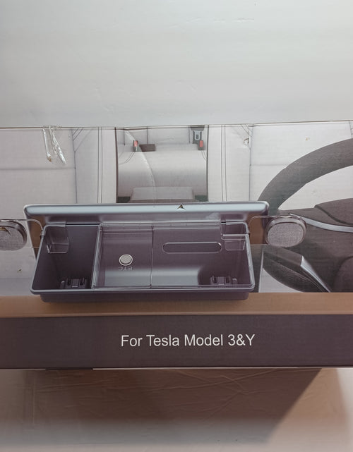 Load image into Gallery viewer, Tesla Center Console Organizer for Model Y Model 3 with Magnetic Cell Phone Hold
