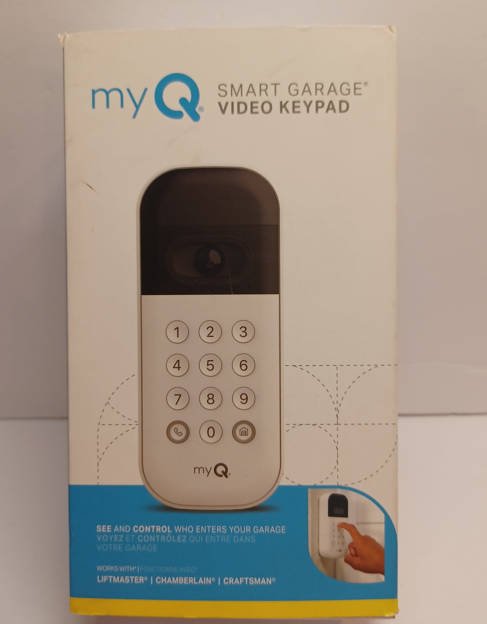 myQ Smart Garage Door Video Keypad