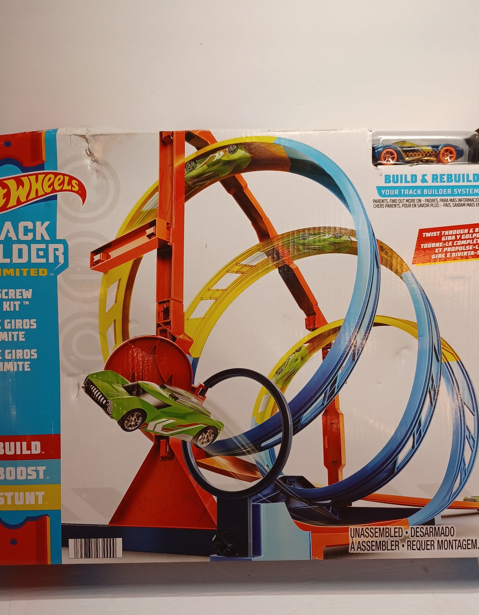 Hot Wheels Toy Car Track Set, Track Builder Unlimited