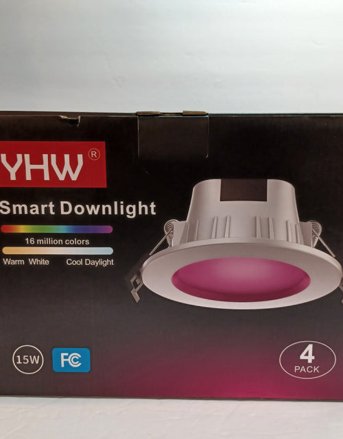 Load image into Gallery viewer, YHW Smart LED Recessed Lighting 6 Inch
