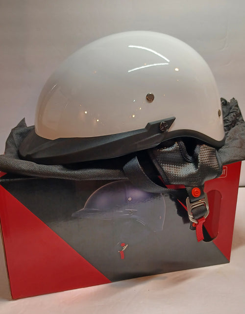 Load image into Gallery viewer, Motorcycle Half Helmet with Sun Visor
