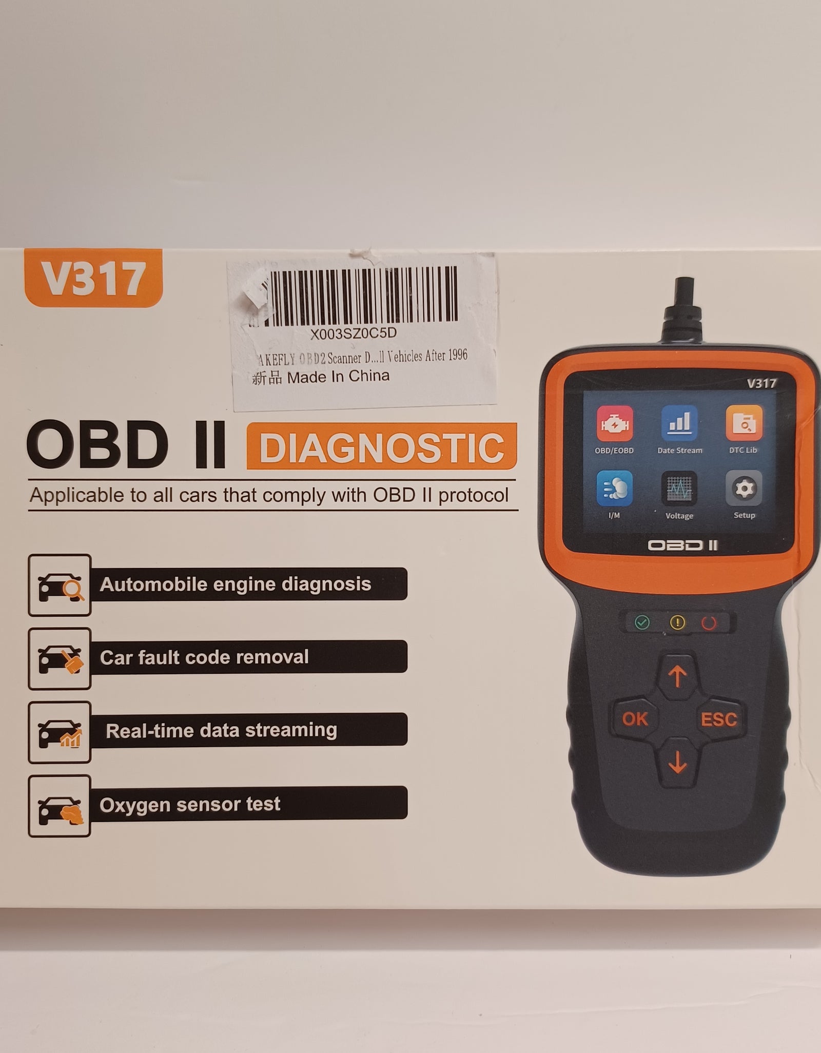 YAKEFLY OBD2 Scanner Diagnostic Tool