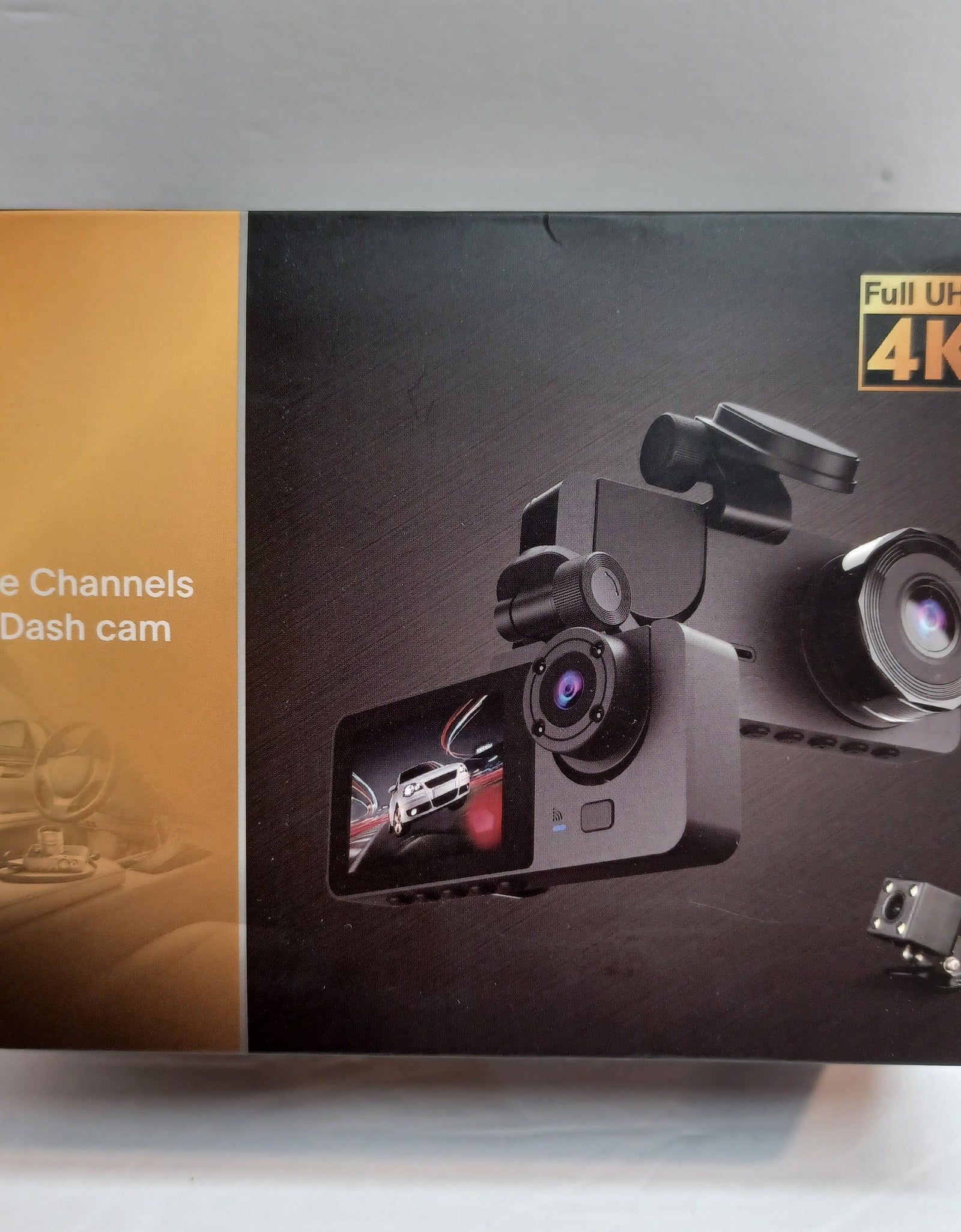 4K Full UHD 3 Channel Dash Cam