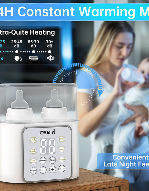 Load image into Gallery viewer, Baby Bottle Warmer, 9-In-1 Fast Milk Warmer Babies Food Heater &amp; Defrost
