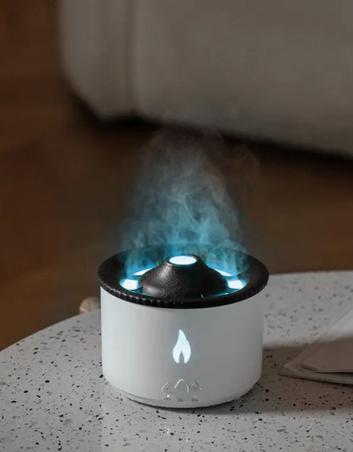 Load image into Gallery viewer, Home Desktop Flame Air Humidifier 360ML Aroma Diffuser Lava Volcano Design Flame Effect Fragrance Machine
