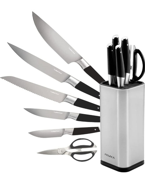 Load image into Gallery viewer, Fasaka 7Pcs Professional German High Carbon Stainless Steel Full-Tang knife set
