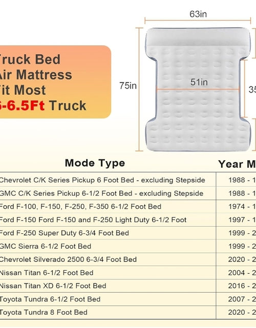 Load image into Gallery viewer, GOTIDY Truck Bed Air Mattress
