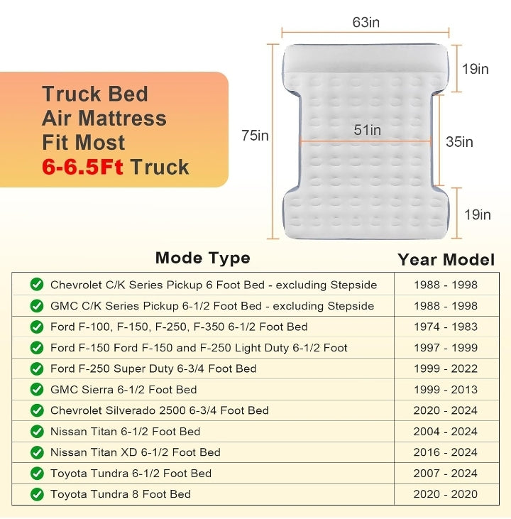 GOTIDY Truck Bed Air Mattress