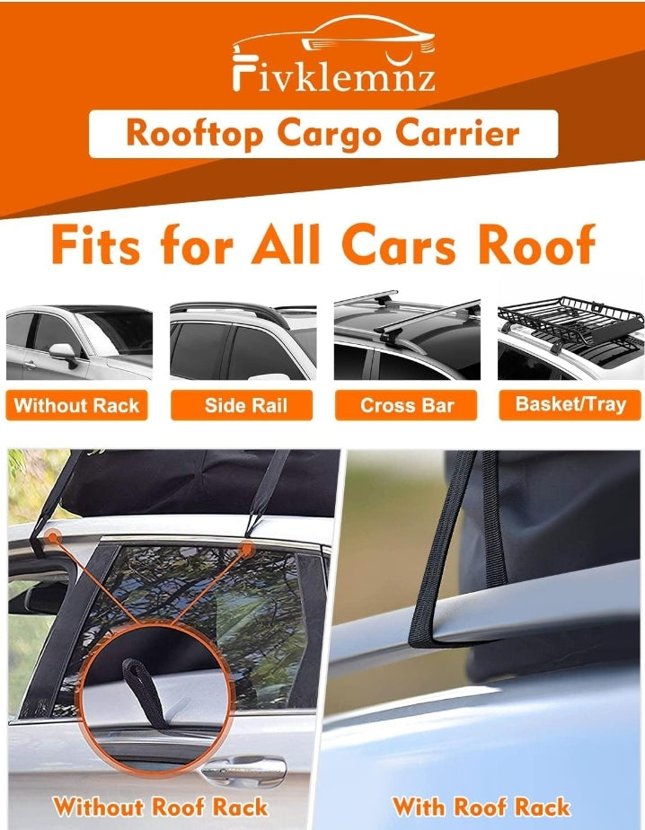 Car Rooftop Cargo- 15 Cubic Feet