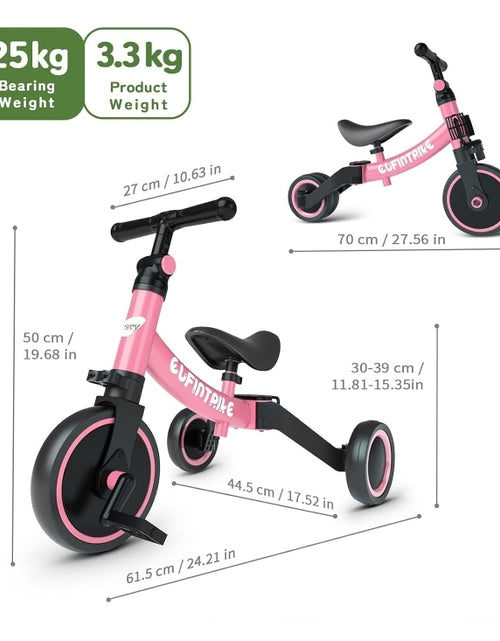 Load image into Gallery viewer, besrey 5 in 1 Toddler Bike
