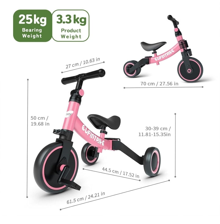 besrey 5 in 1 Toddler Bike