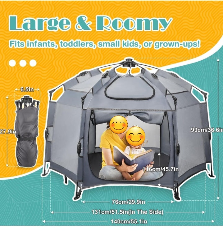 Pop up Playpen with Canopy