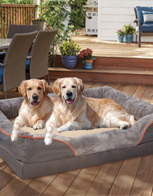 Load image into Gallery viewer, Waterproof Extra Large Orthopedic Dog Bed Sponge Foam Dog Bedding Lounge Sofa Bed
