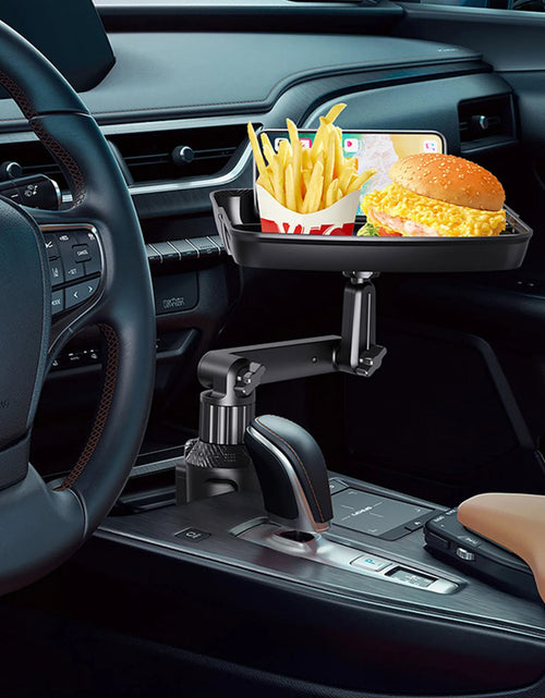 Load image into Gallery viewer, Cup Holder Tray for Car Car Tray Table Passenger Seats 360 Adjustable Stretchable Non-Slip Car Tray for Eating Portable Car
