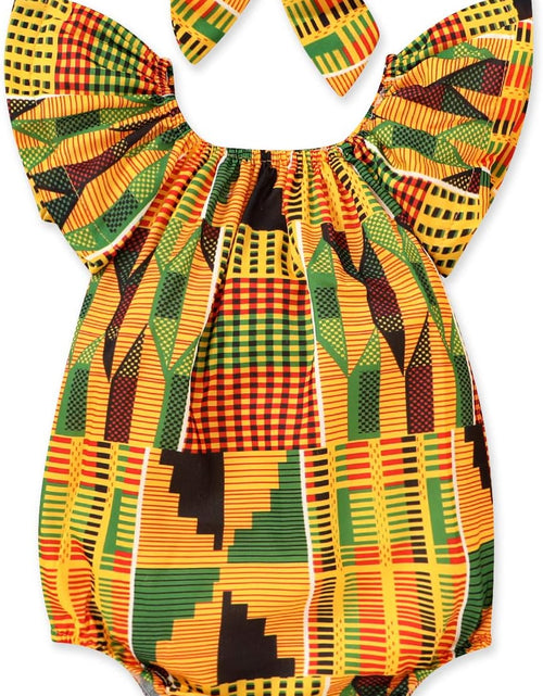 Load image into Gallery viewer, African Baby Clothes Girl Dashiki Ankara Outfit Set
