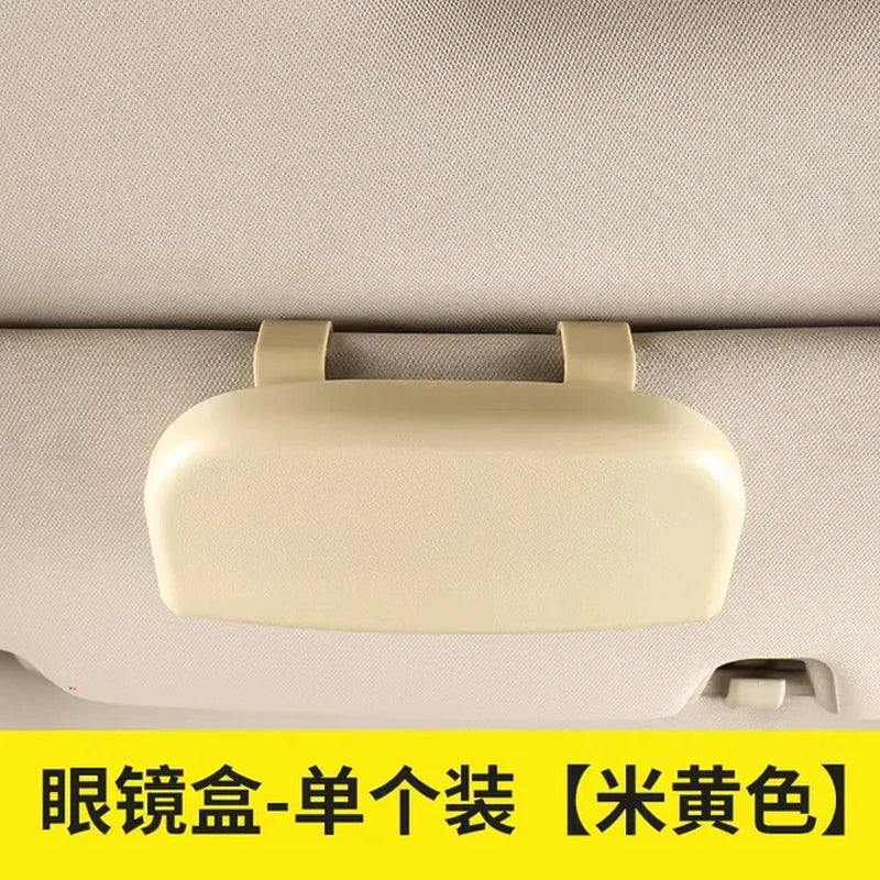 1PC Glasses Holder Magnetic Car Sun Visor Glasses Case Organizer Glasses Box Holder Visor Sunshade Car Holder for Glasses