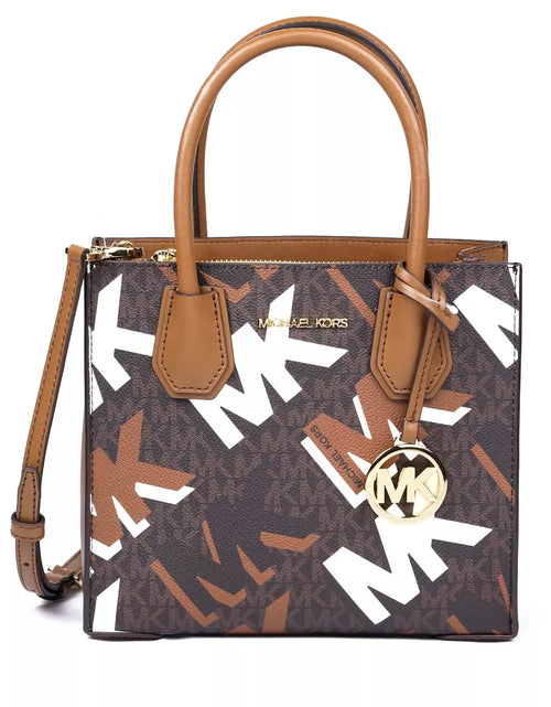 Load image into Gallery viewer, Michael Kors MERCER Medium Messenger Crossbody Satchel Bag $398
