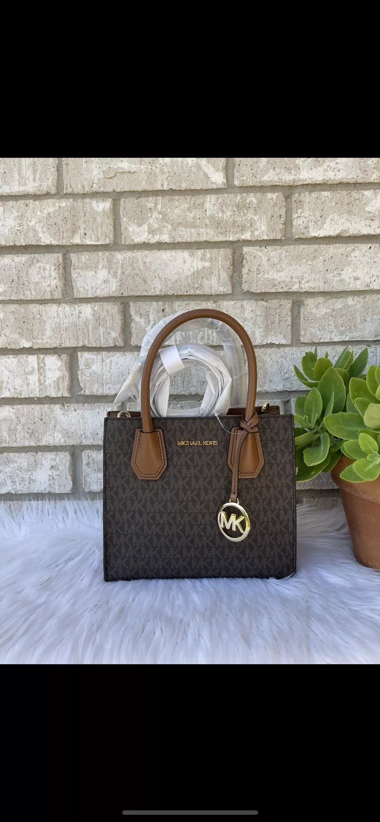 Michael Kors MERCER Medium Messenger Crossbody Satchel Bag $398