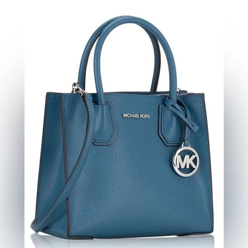 Load image into Gallery viewer, Michael Kors MERCER Medium Messenger Crossbody Satchel Bag $398
