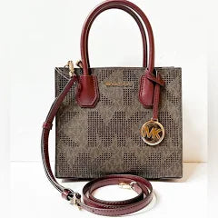 Load image into Gallery viewer, Michael Kors MERCER Medium Messenger Crossbody Satchel Bag $398
